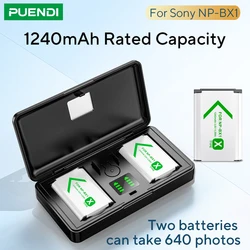 NP-BX1 Battery And Charger For SonyM8/ZV-1F/DSC-HX80/HX90V/HX95/HX99/HX350/RX1/RX1R II/RX100 (II/III/IV/V/VA/VI/VII)/AS300