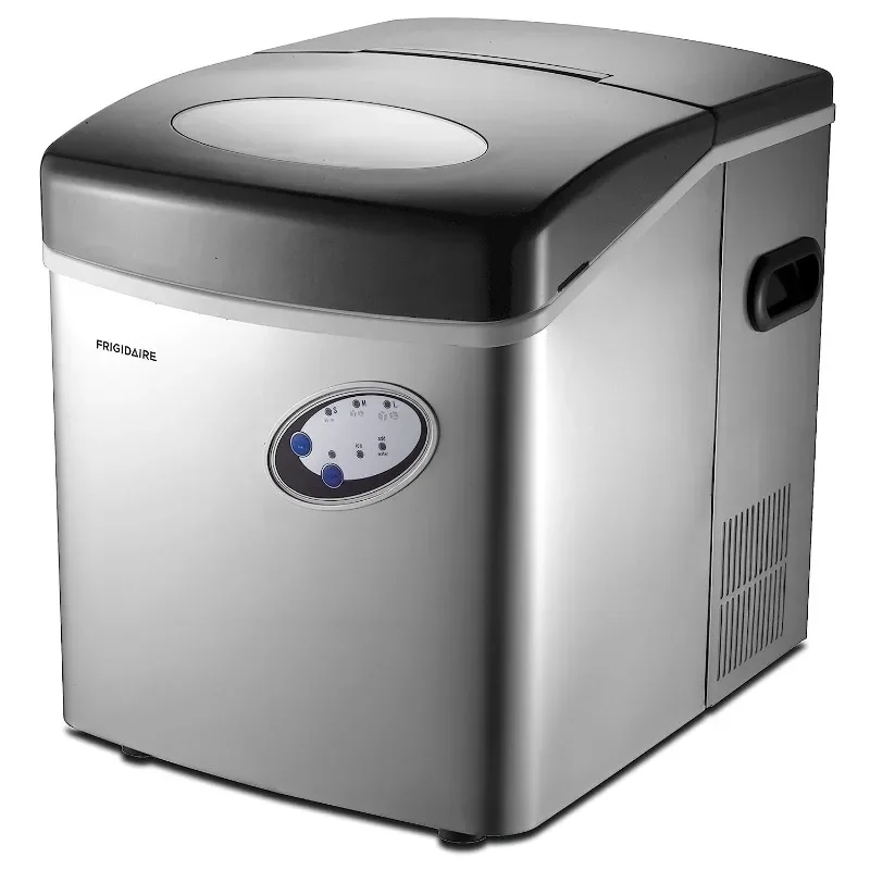 Extra Large Ice Maker, Stainless Steel, 48 lbs per day