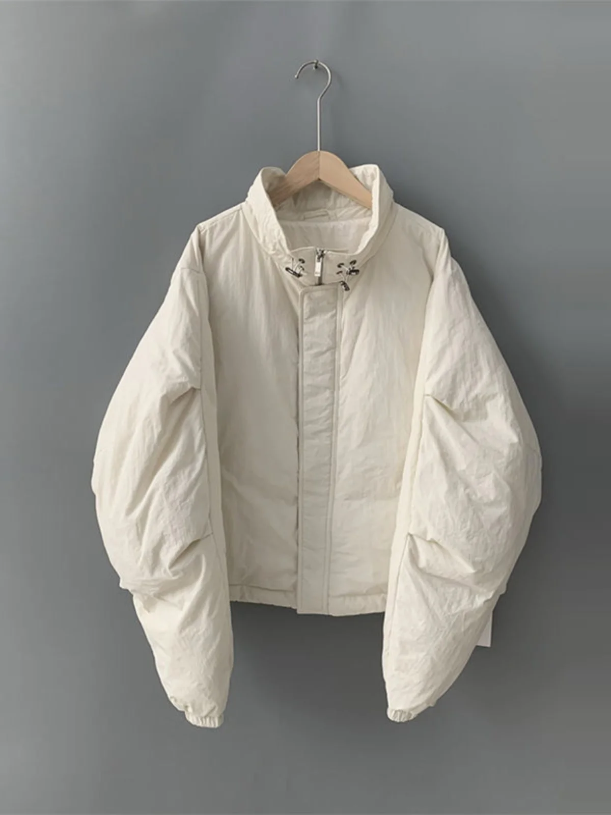 

Korean Style Women's Short Thickened Cotton Jacket Stand Collar Loose Workwear Outerwear Winter New Design Fashion Sense