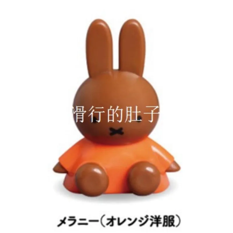 Gashapon Capsule Toy Miffys Action Figure Retractable Feet Miffys Rabbit Cell Phone Holder Desktop Decoration Gacha Toy for Kids