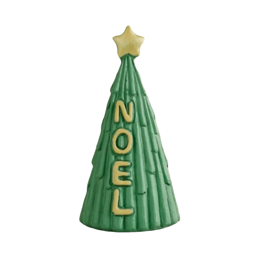 Resin Christmas Tree Decoration Set Handicrafts Mailbox Statue Desktop Ornaments Creative Cartoon Mini Christmas Tree Tabletop