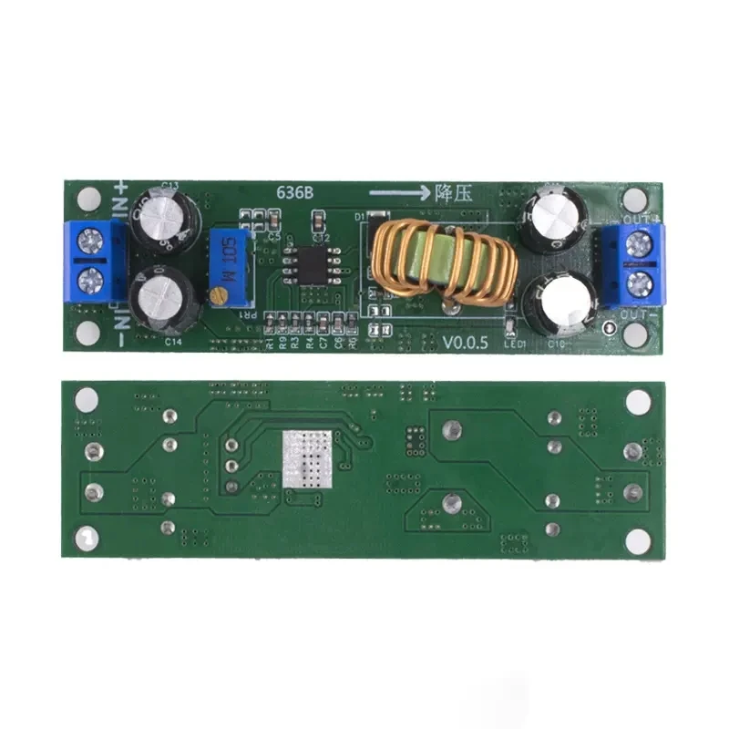 DC-DC 6.5V-60V to 1.25V-30V 5A Adjustable Step Down Buck Converter Module Power Voltage Regulator Synchronous Rectification