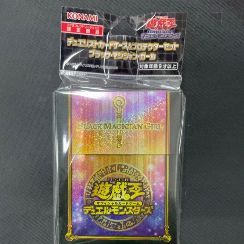 

Hot Magician Girl Yugioh OCG Card Set Official Limited Edition Protective Sleeves &Storage Box Combo Anime Collection Kids Gift
