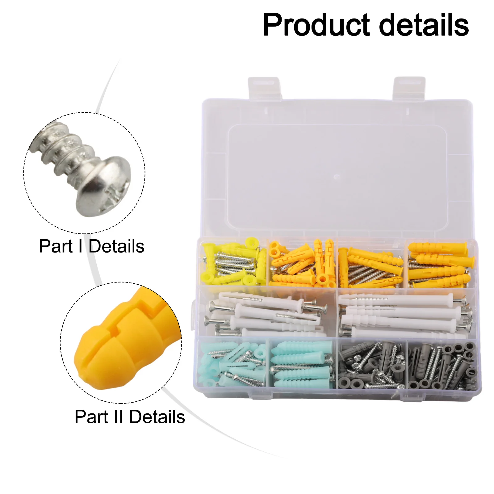 

Steel Anchors Wall Anchor Kit DIY Repairs Home Improvement Projects Corrugated Plastic Tenons Anchors For Drywall