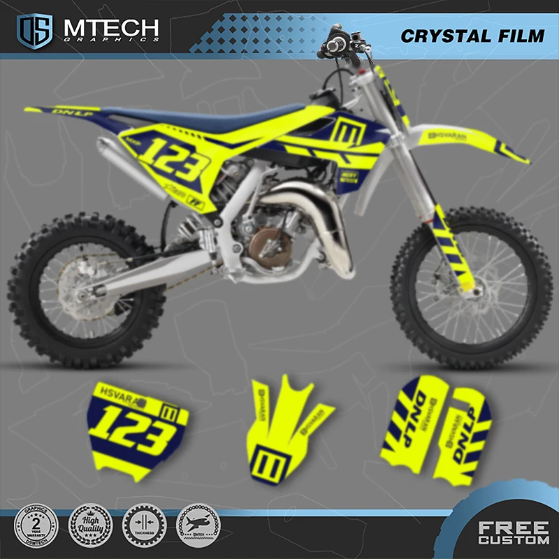 

DSMTECH Custom Team Graphics Stickers Decals Kits For Husqvarna TC65 TC 65 2016 2017 2018 2019 2020 2021 2022 2023 002