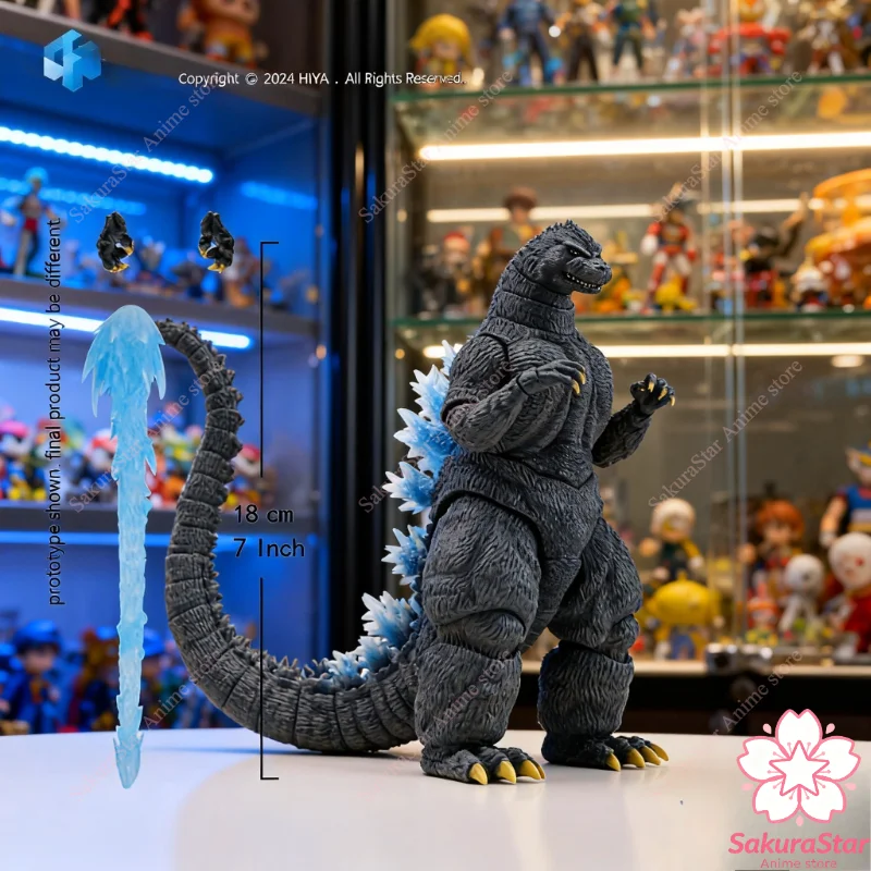 

【In stock】New HIYA 1991 Godzilla vs King Kong Hokkaido Radiation Hotline Ver. Godzilla Action Figure Collectible Model Toy Gift