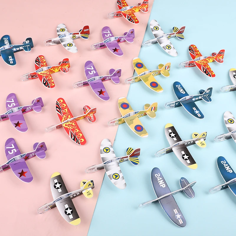 20-100 قطعة طائرة رمي يدوية صغيرة للأطفال حفلة عيد ميلاد تفضل جودي بيناتا الحشو لعبة لتقوم بها بنفسك تجميعها رغوة الطائرات الطائرة الهدايا