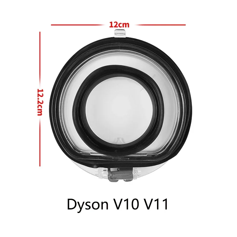 Bottom Lid for Dyson V7 V8 V11 V10 V12 V15 Vacuum Cleaner-Top Fixed Sealing Ring of Dust Bin Replacement Dust Collection Parts