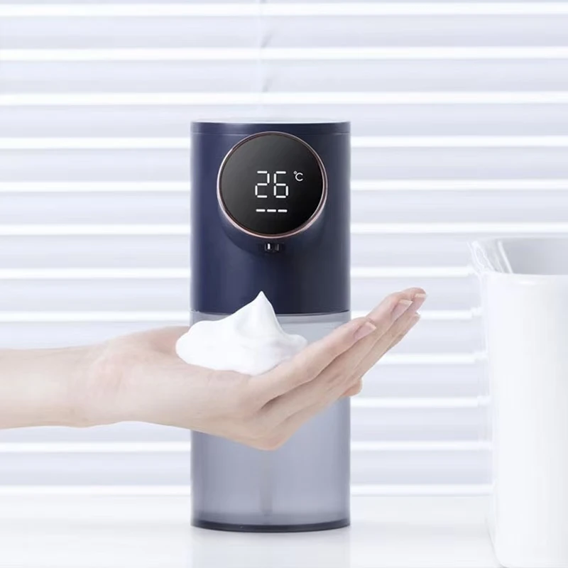 Automatic Soap Dispenser USB Rechargeable 320ml Liquid Soap Dispensers Digital Display Foam Hand Sanitizer Machine Home