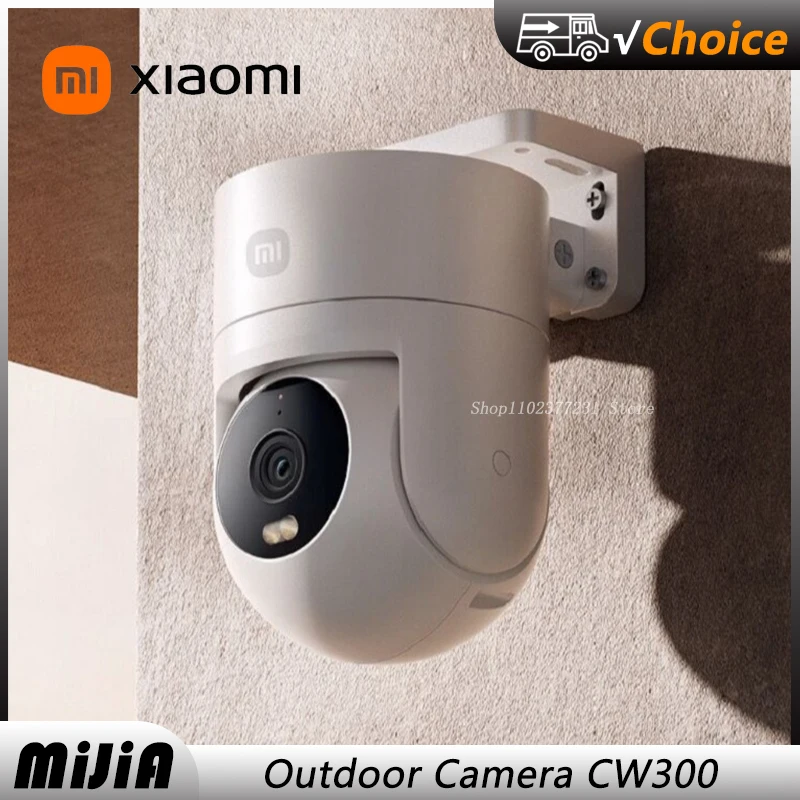 

NEW XIAOMI Outdoor Camera CW300 2.5K Full Color Night Vision 4 Million Pixels IP66 Sound And Light Warning Voice Call