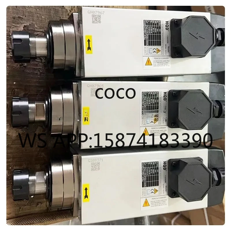 HQD ER32 CNC Spindle Motor 4.5kw 18000rpm 220V/380V Air Cooling Wood Router Spindle