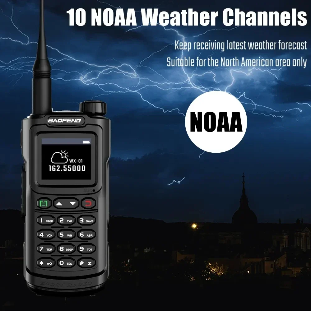 Imagem -03 - Pro v1 Walkie Talkie 10w Longo Alcance Rádios Portáteis de Radioterapia Frequência de Cópia Impermeável Radioterapia Bidirecional Quatro Bandas 2023 Baofeng-uv-g30