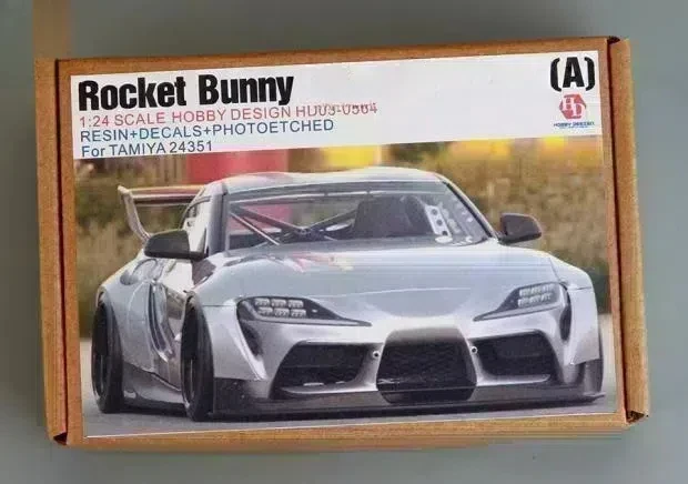 HobbyDesign 1:24 Rocket Bunny HD03-0564 Modifying and Assembling Model Accessories