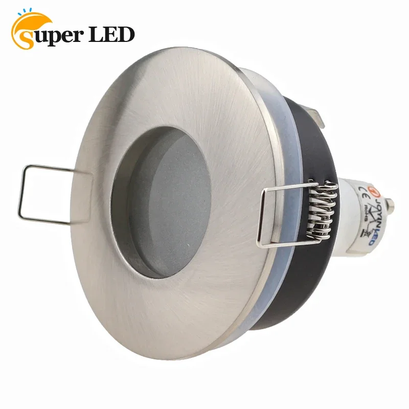 Ajustável LED teto Spot Light com lente de vidro, embutida luzes Frame, Down Fixture, alta qualidade, IP65