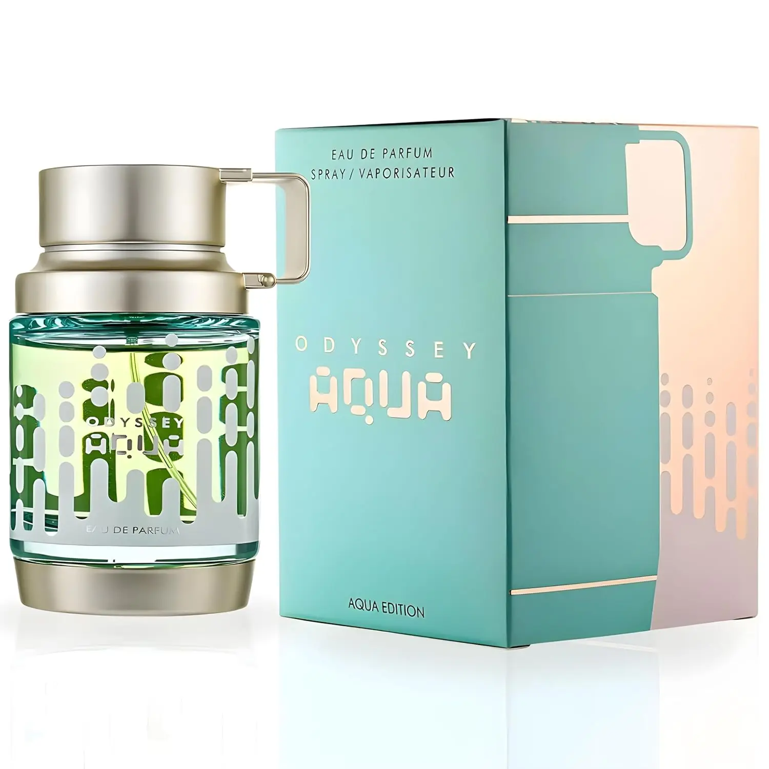 Armaf Odyssey Aqua Edition للرجال بخاخ Eau de Parfum، 3.4 أونصة