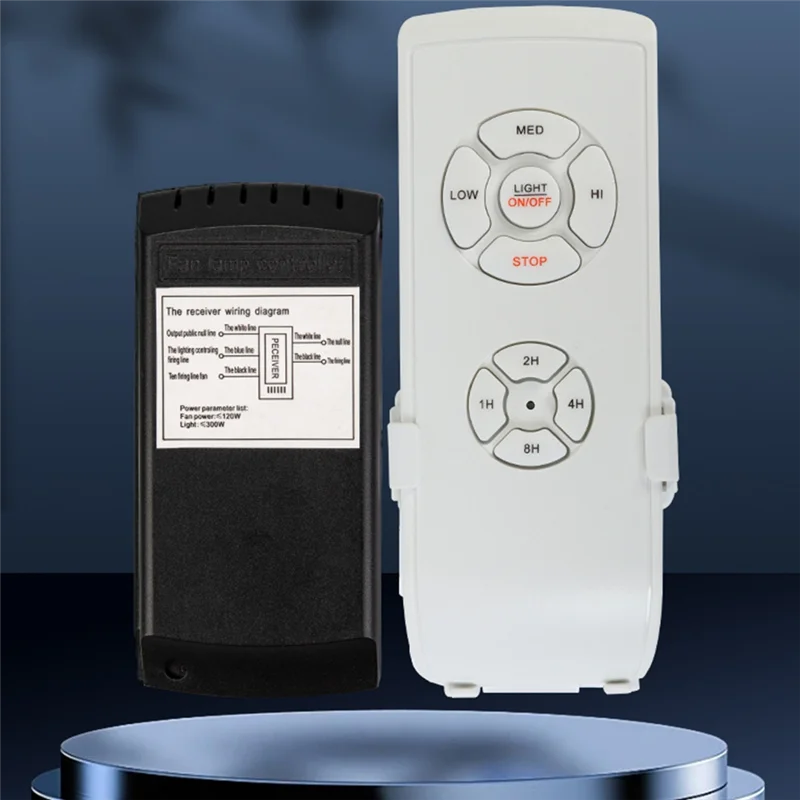 Y17A Ceiling Fan Remote Control Kit,Small Size Universal Ceiling Fans Light Remote, Speed, Light,Timing Wireless Control 110V