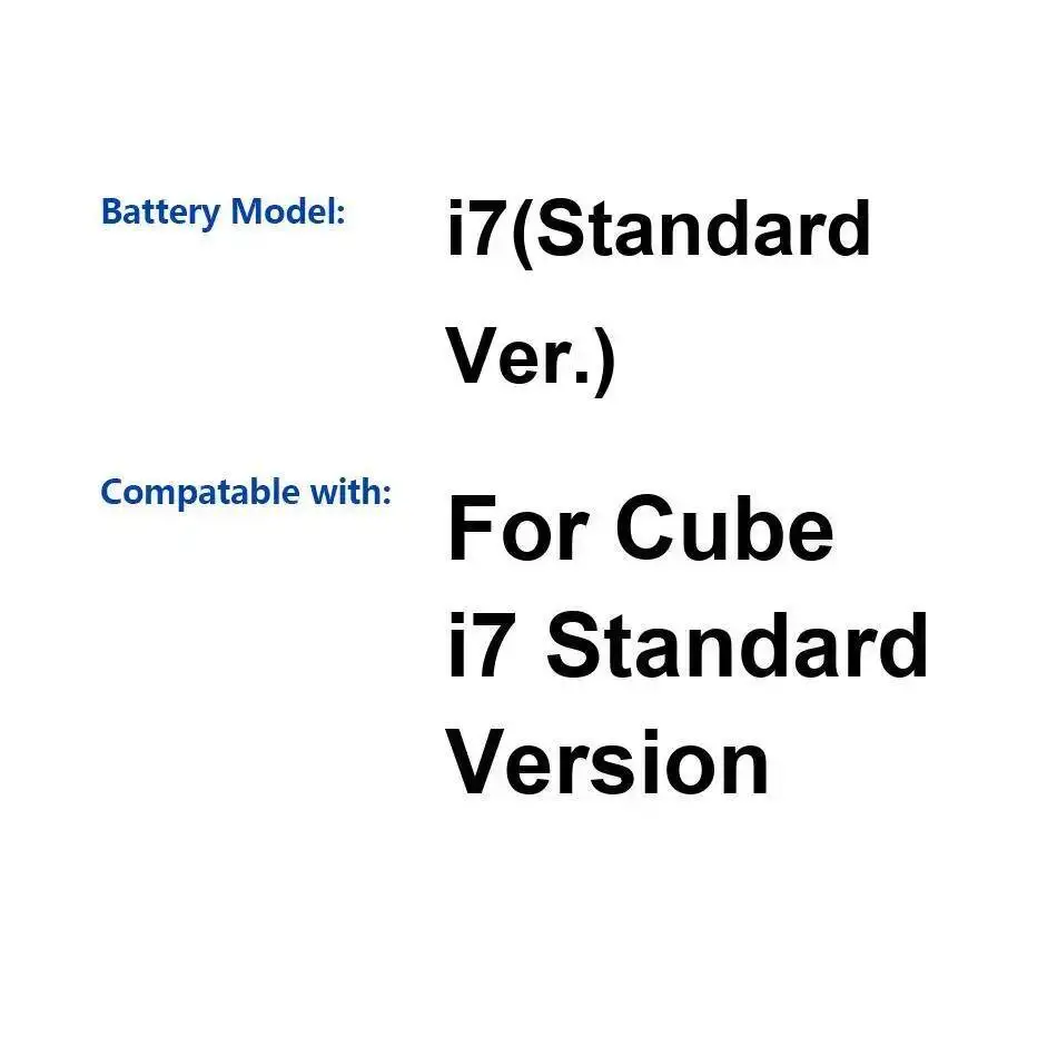 

Reliable Power Supply For Cube I7 Standard Version Laptop Ver. 5000Mah Battery Environmentally Friendly