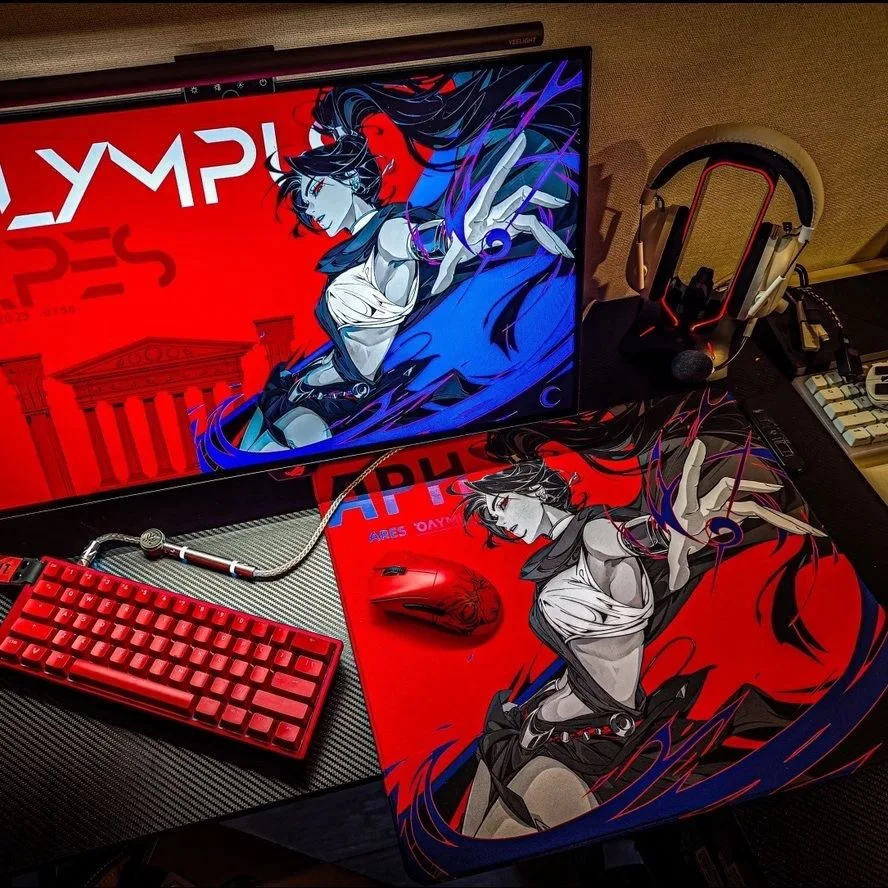 Hot Sale Crescent Care Studio Olympus Series Zeus Hades Poseidon Ares X Mousepad Gaming Mouse Pad FPS PC E-sport Accessories