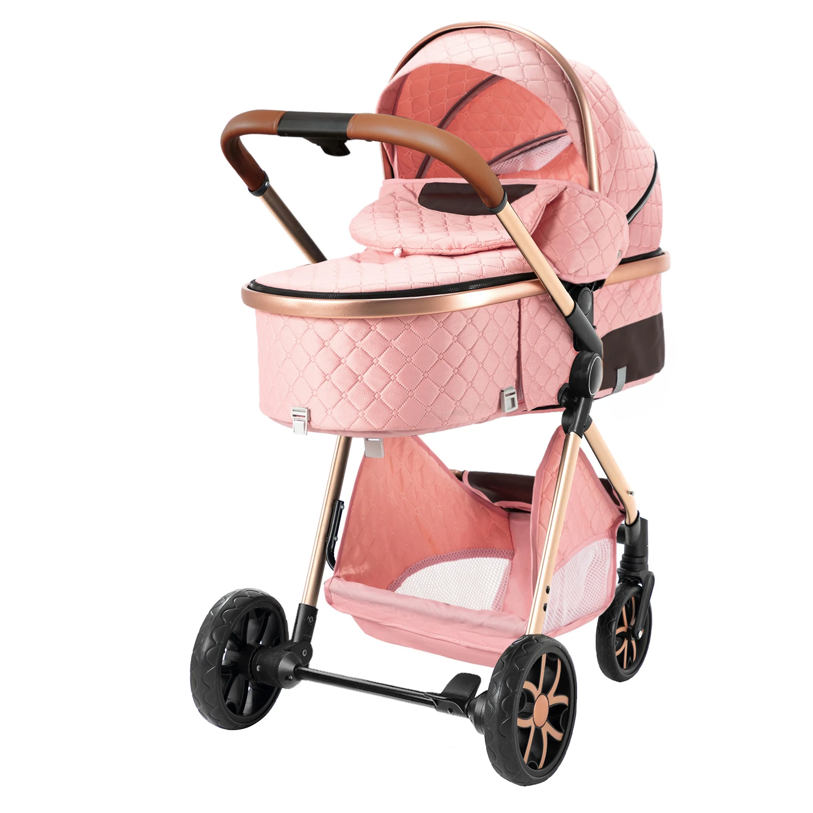 Stroller Buggies Strollers Baby Car Light Baby Stroller Travel System Newborn Baby Pram for Baby Accessories with Raincover image 3
