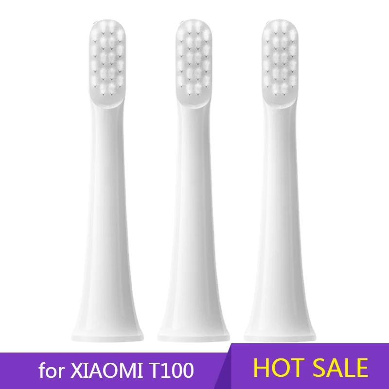 1-3pcs Replacement ToothBrush Heads for Xiaomi Mijia T100 Electric Toothbrush Waterproof Cleaning Whitening Healthy Brush Heads