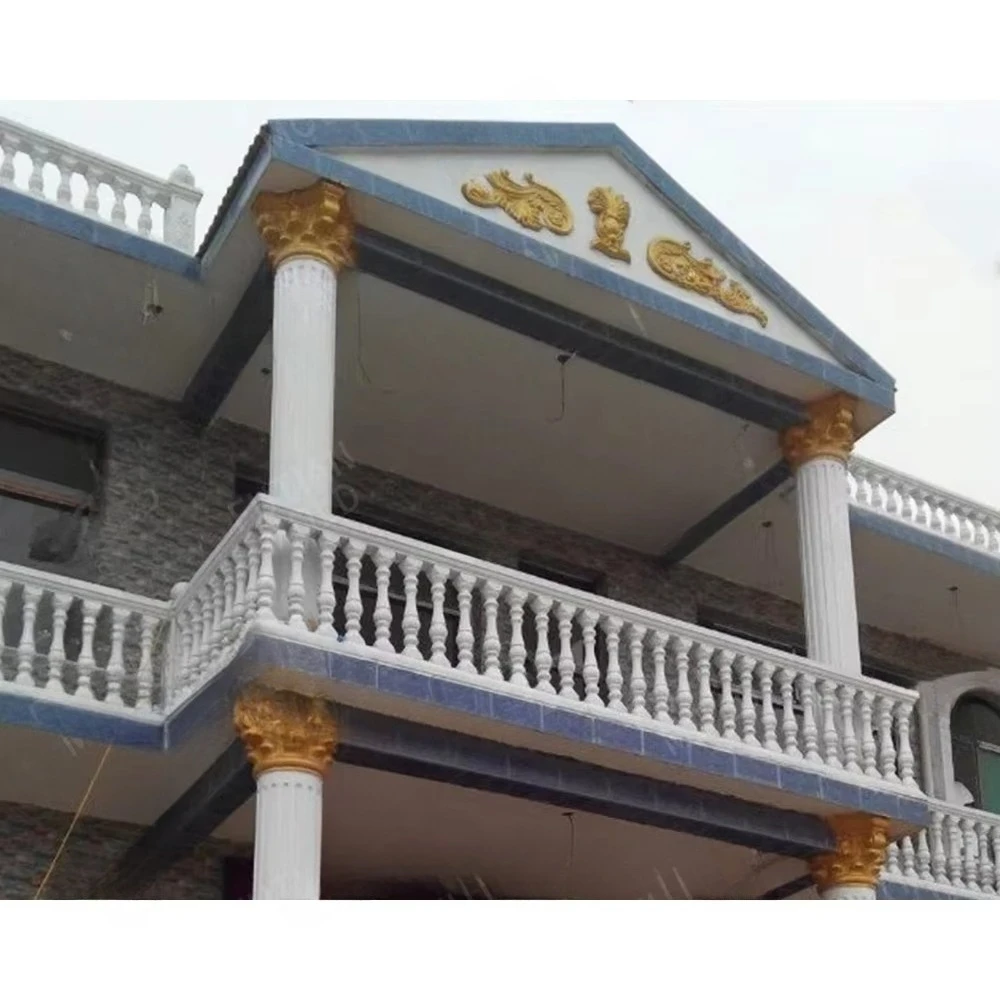 الديكور الخارجي ABS البلاستيك الخرساني قالب العمود الروماني المستدير #5