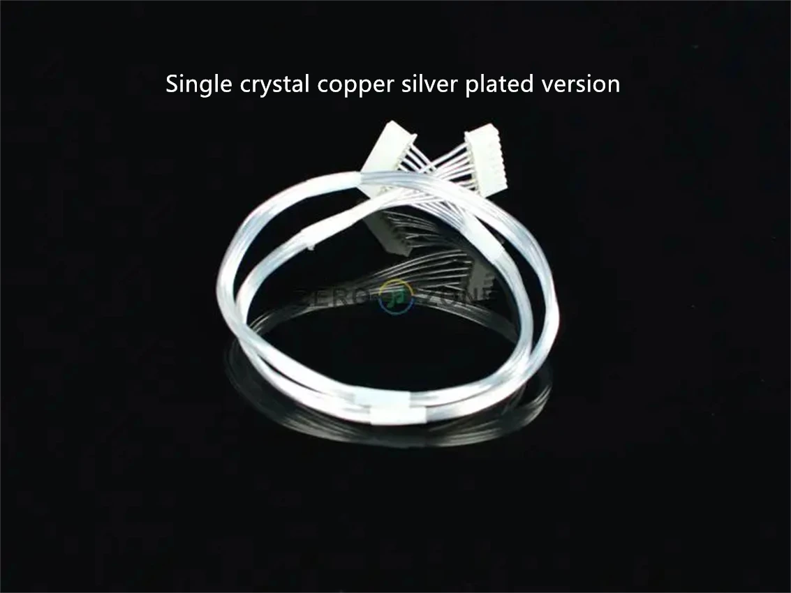 HiFi Hi end Upgrade Wire, OPPO-203-205 Machine Specific Power Upgrade Component, Single Crystal Copper Silver Plated 8P Wire