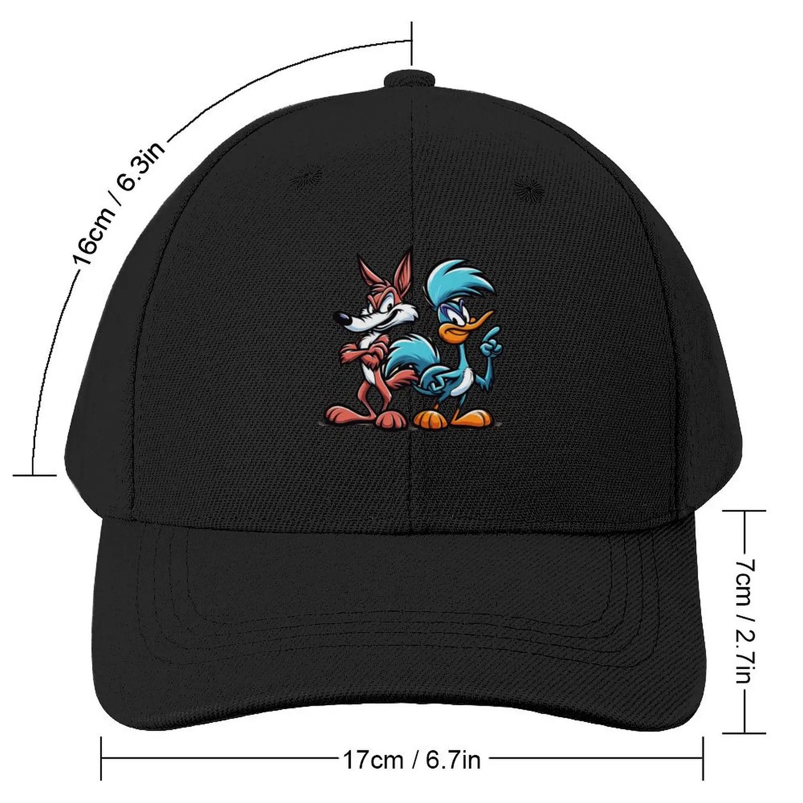 Road Runner and Coyote Baseball Cap Cosplay Snapback Cap Dropshipping Men Women's