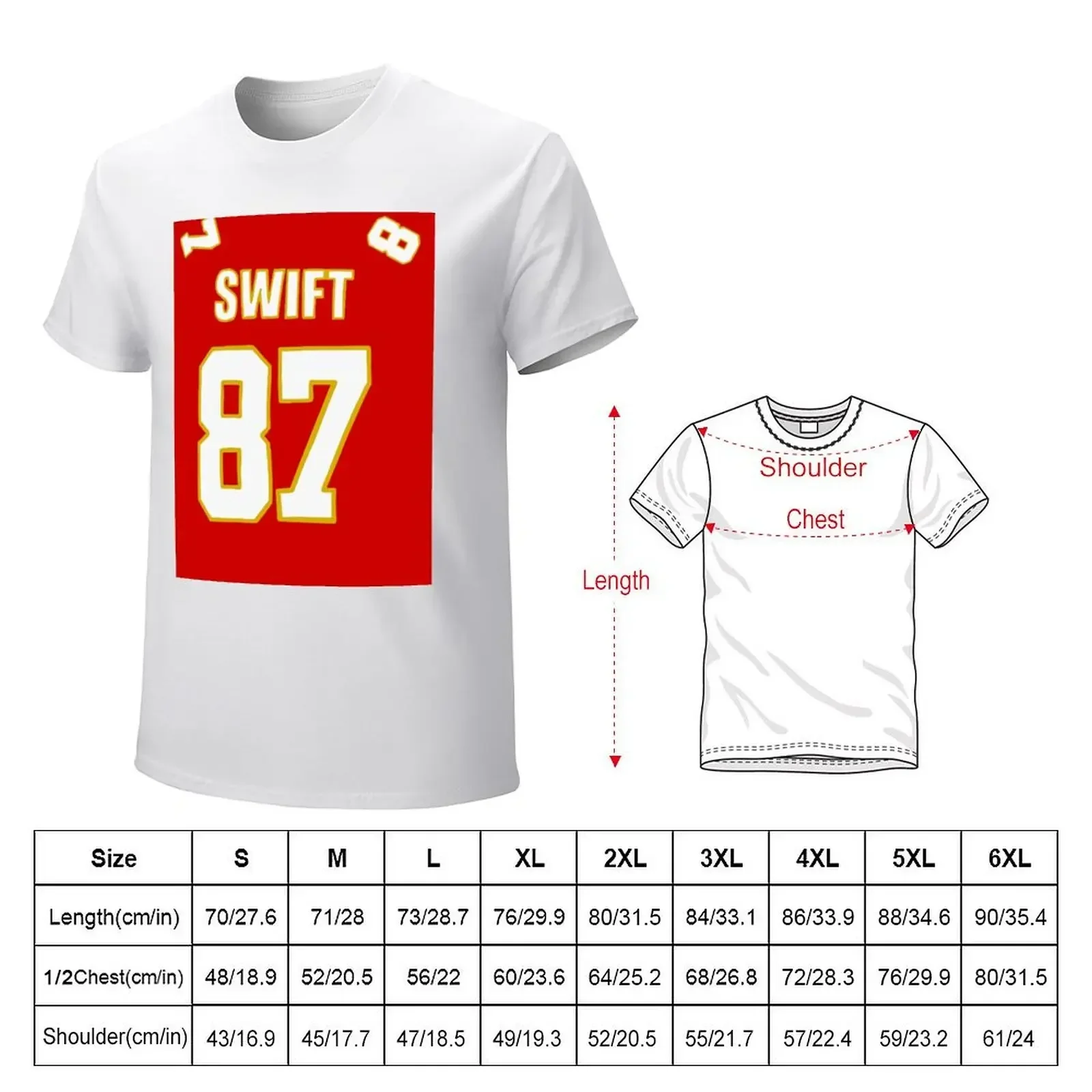 Swift Kelce Jersey T-shirt new edition boys animal print tees plain white t shirts men