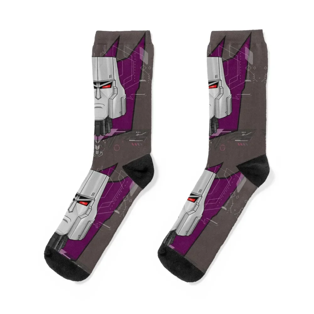 Megatron Bust Socks sports and leisure colored hip hop Socks Men's Women's