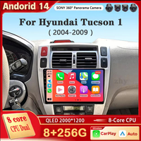 Android 14 Car Radio For Hyundai Tucson 2004 2005 2006 2007 2008 2009 Multimedia Stereo Video Player GPS Navigation Carplay Auto