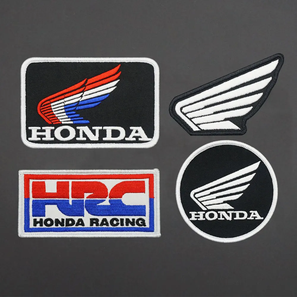 

Racing TRUCKS embroidered patches with hook backing