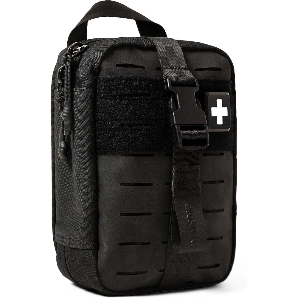 

My Medic MyFak Mini First Aid Kit - Small and Lightweight for Camping Hiking and Backpacking - IFAK with 70 Items - HSA/FSA Grea