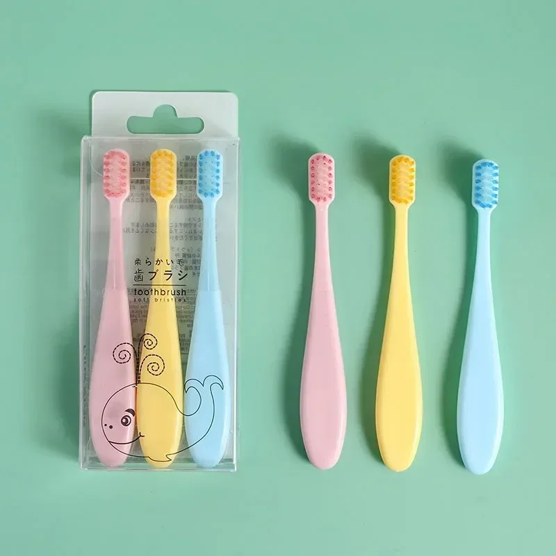 Childrens Soft Bristle Toothbrush Candy Colored Fat Handle Ultra Soft Bristles Small Head Preventing Tooth Decay New Toothbrush