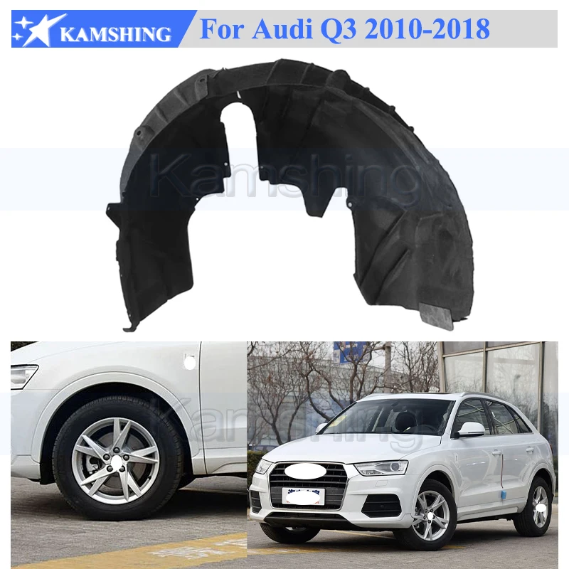 

Переднее крыло Kamshing, брызговик с подкладкой для Audi Q3 2010-2018, подкладка крыла, внутреннее крыло, брызговик переднего колеса 8U 0821171 Д 8У 0821172 Д
