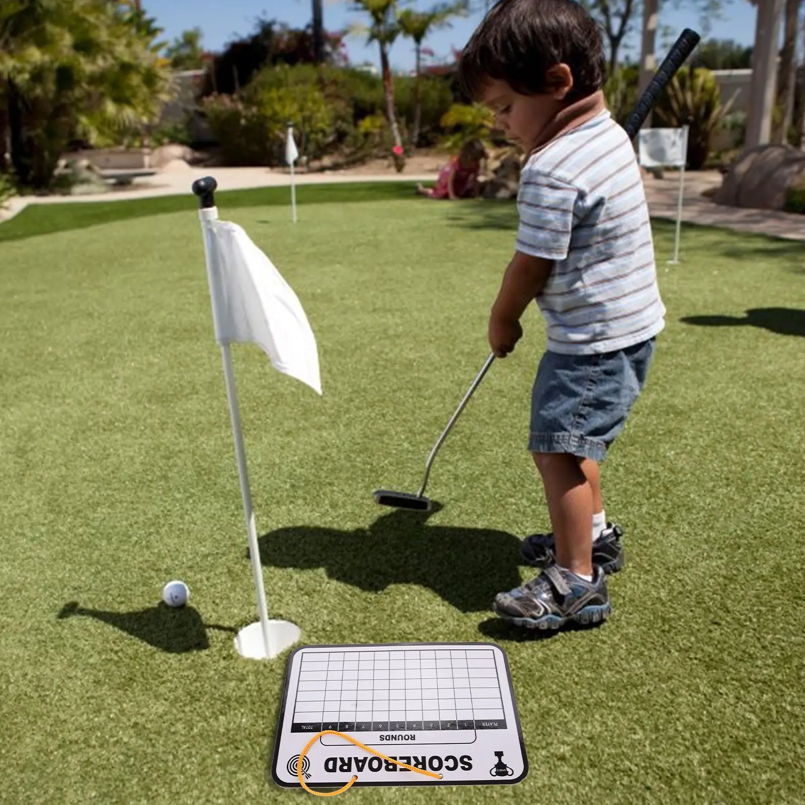 กระดานบอกคะแนน Keeper Golf Hand-held Dry Erase Boards การ์ดกระดาษแข็งสําหรับเด็ก