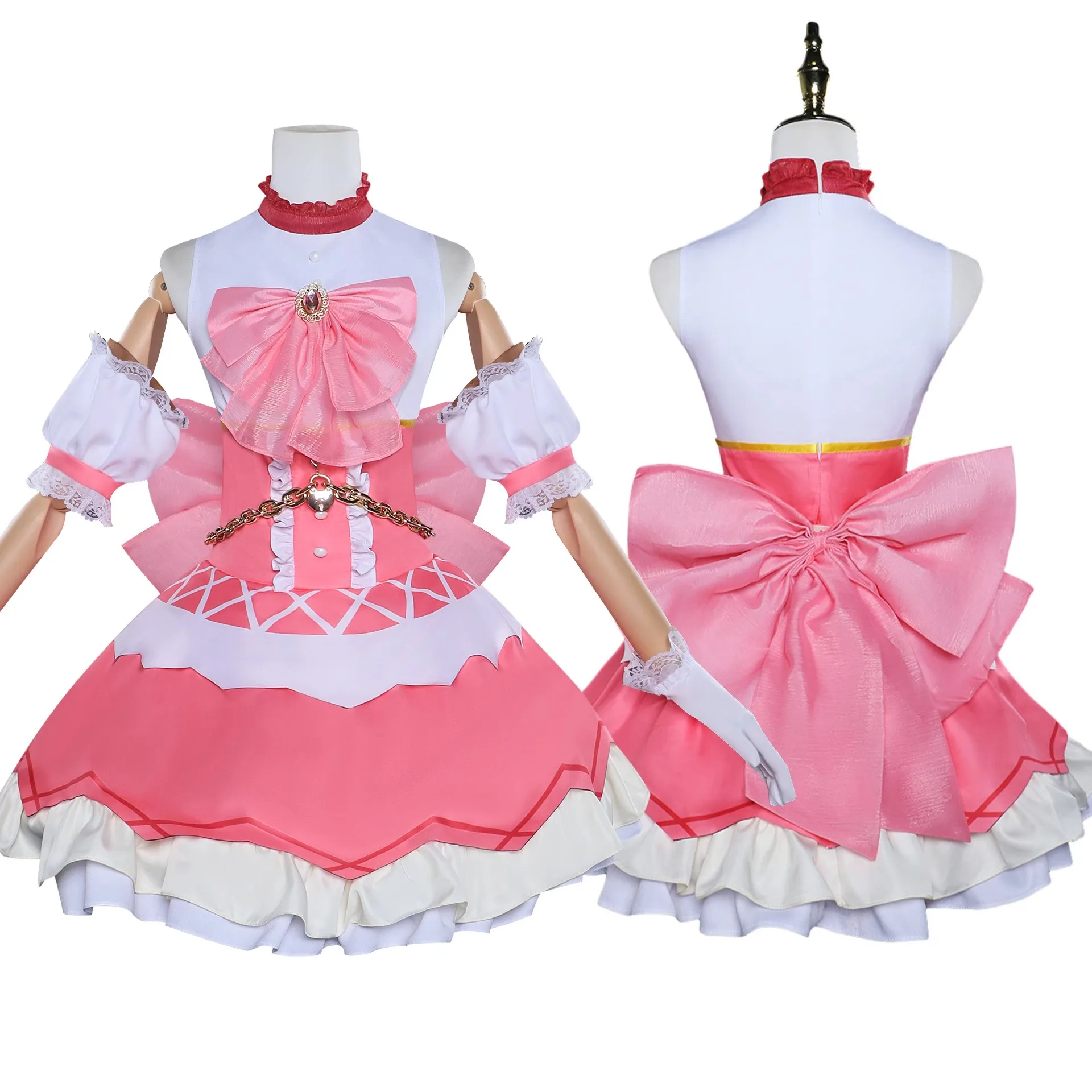 

Kaname Madoka Cosplay Costumes Anime Puella Magi Madoka Magica Uniforme Halloween Carnival Party Stage Performance For Girls