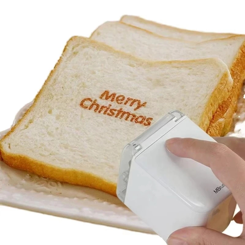 Edible Printer DIY Mini Potable Color Logo Print Machine Mbrush Food Printer for Cookies Bread Coffee Latte Art Printer