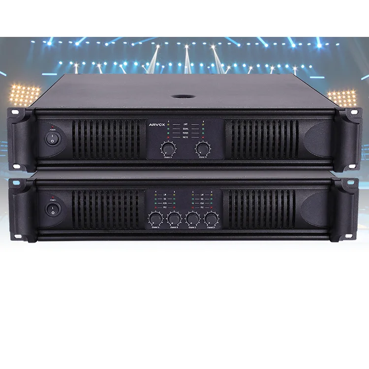 Digital Professional 2-Channel Power Amplifier for Stage Performance and Music Systems