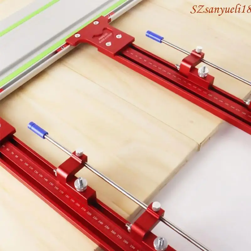 94PC 0-1200mm Woodworking Parallel Guide System Alloy T-track for Circular