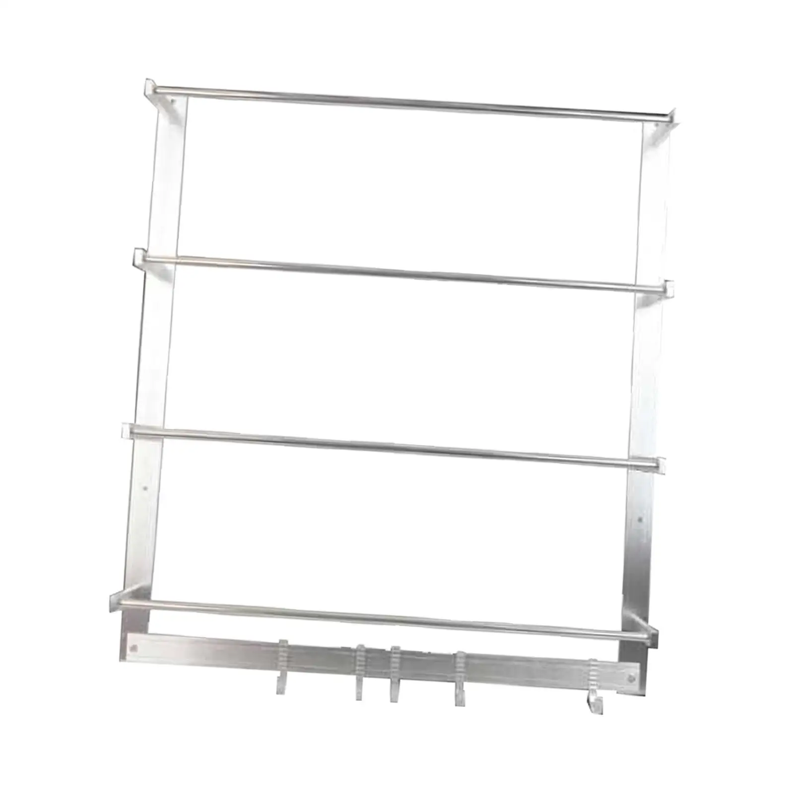 Ribbon Rack with Hooks Ribbon Storage Organizer for Flower Store Cake Shop