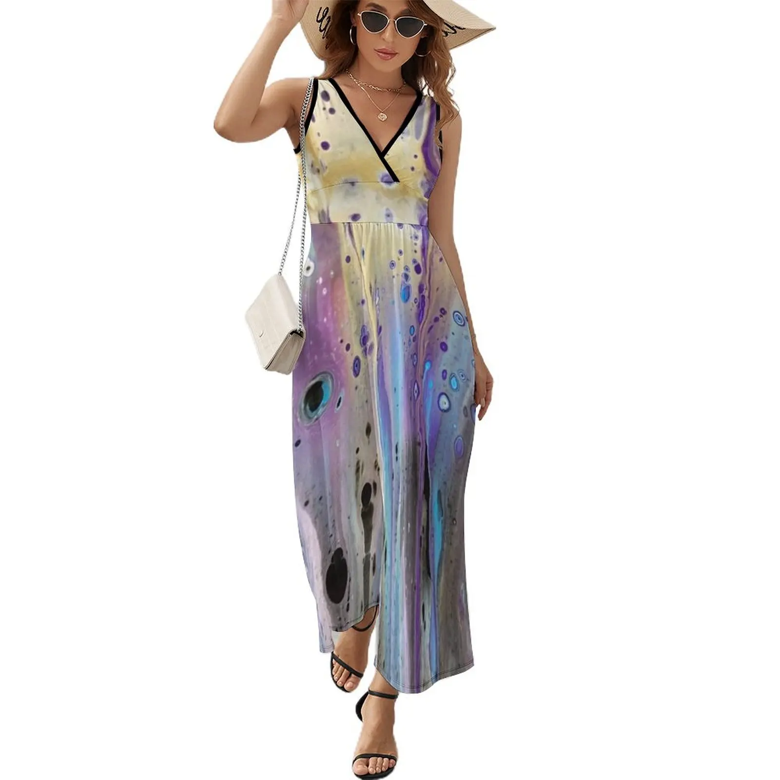 

Iridescent Squid Sleeveless Dress dresses ladies 2024 summer women dresses ladies dresses for special occasions purple dress