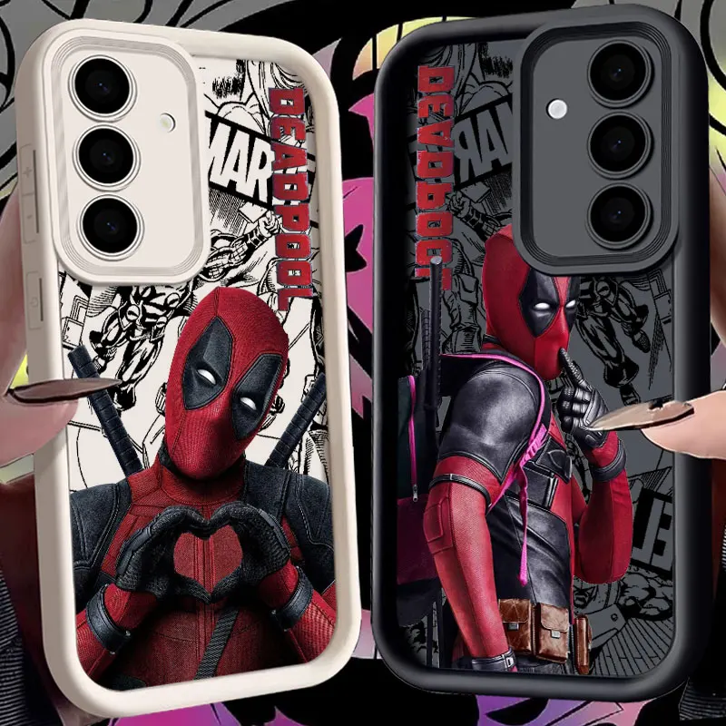 Marvel Comics Deadpool Fundas For Samsung Galaxy S26 S25 S24 S23 S22 Plus S21 Ultra S20 FE Case S26Ultra Soft Phone Back Cover