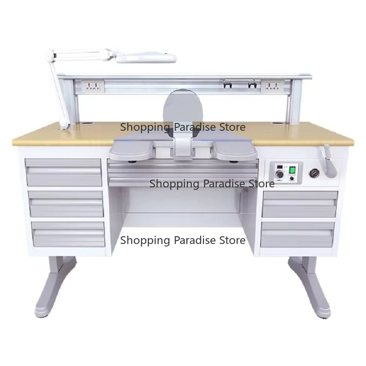 1.4m Single-Person Technician Workbench Desk Hot Sale Technical Engineering Computer Desk Metal Workbench Desk