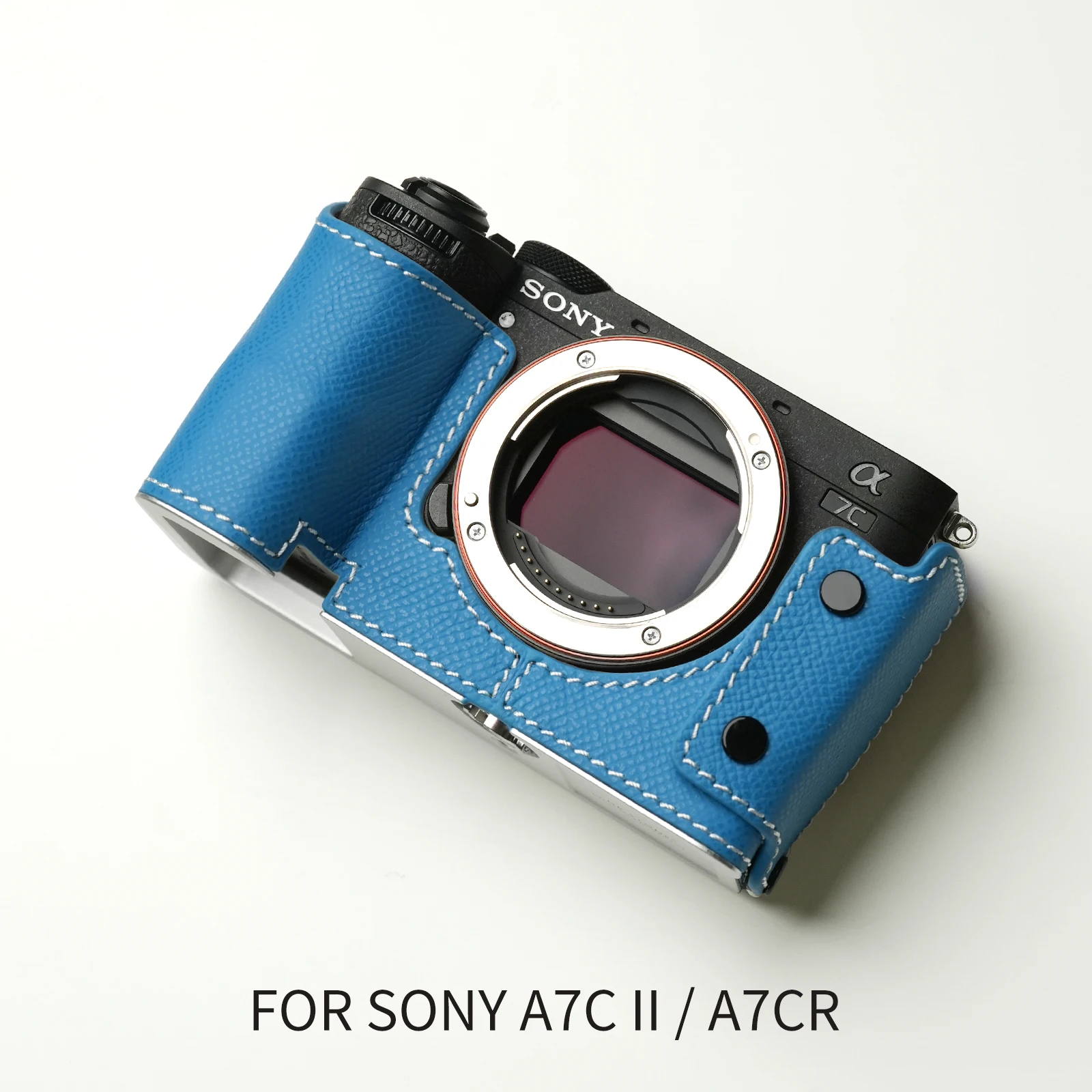 Mr. Steen Voor Sony A7c2 A7cr Camerahoes Beschermend Voor Sony A7c Ⅱ A7c (Case) Accessoires Handgemaakt Echt Leder A7c Tas