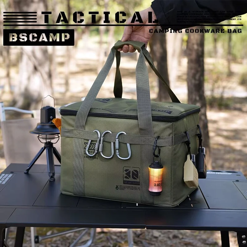 

30-42L Portable Thermal Food Carrier Bag Large Insulated Cooler Tote with Zipper Portable Leakproof Picnic Bag for Camping Beach