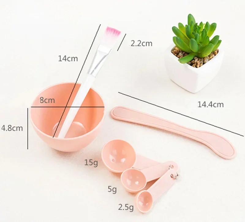DIY Face Mask Mixing Tools - Facial Applicator Spatula Mask Bowl Spoons -Applying Masks and Skin Care Products