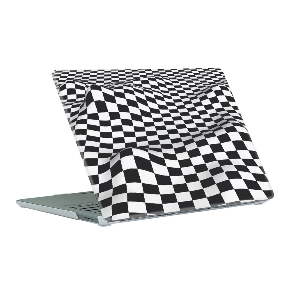 حافظة طباعة شبكية تجريدية للأشعة فوق البنفسجية لأجهزة الكمبيوتر المحمول Microsoft Surface 13 2025 Shell لأجهزة الكمبيوتر المحمول Surface go 1/2/3 12.4 13.5 13.8 15 بوصة Funda