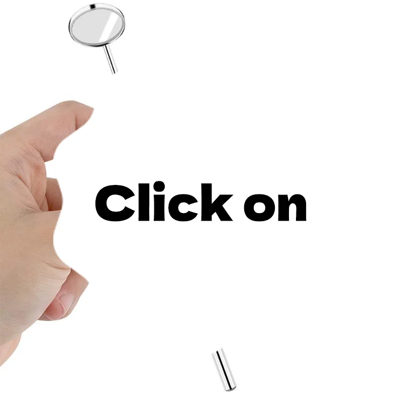 

1 шт., зеркальная ручка, стоматологическое зеркало для рта, однолицевое зеркало, передняя поверхность, уход за полостью рта, чистый экзамен, гигиеническое стеклянное зеркало