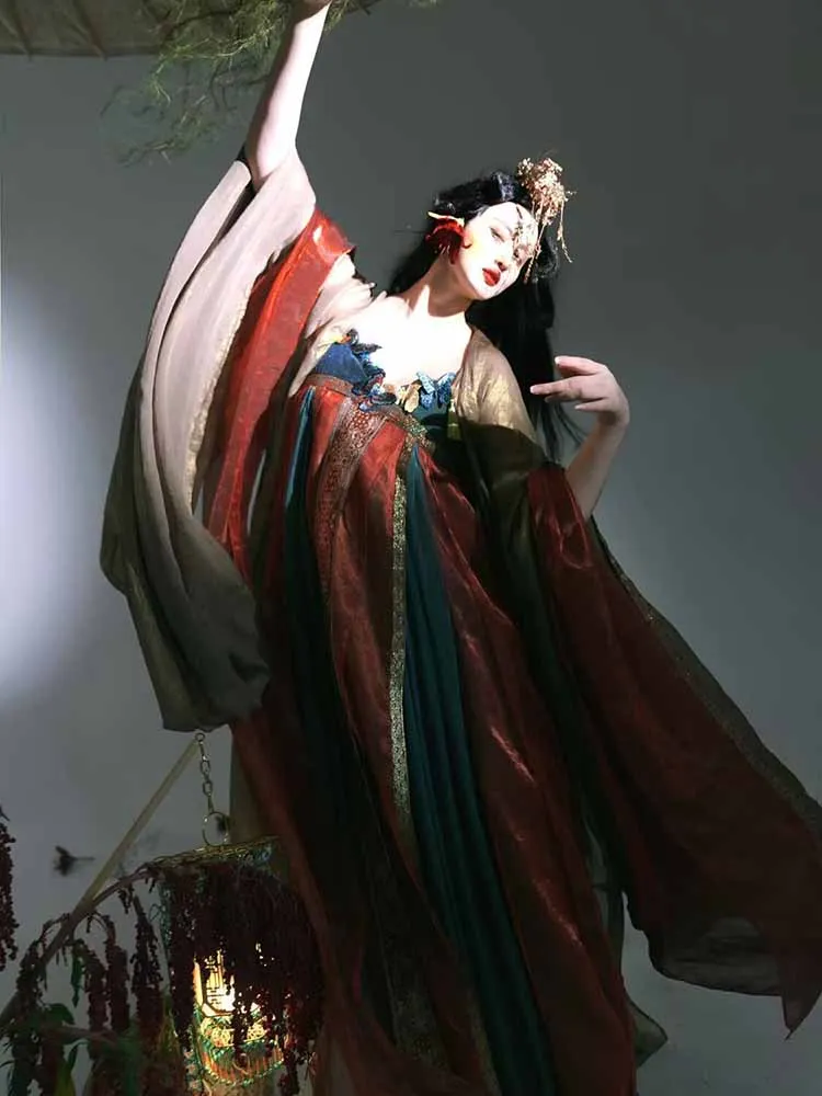 

Chinese Hanfu Dress Women Cosplay Costume Tang Dynasty Hanfu Party Outfit Hanfu Dress Stage Performance Cosplay Costume