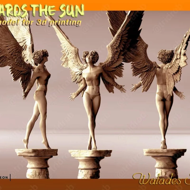 

Towards The Sun Full Resin Figure 1/24 Scale Assemble Miniature Garage Model Kit Unassembled Unpainted Diorama Toys